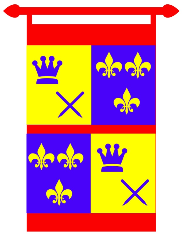 Pennant used for Middle Ages prop